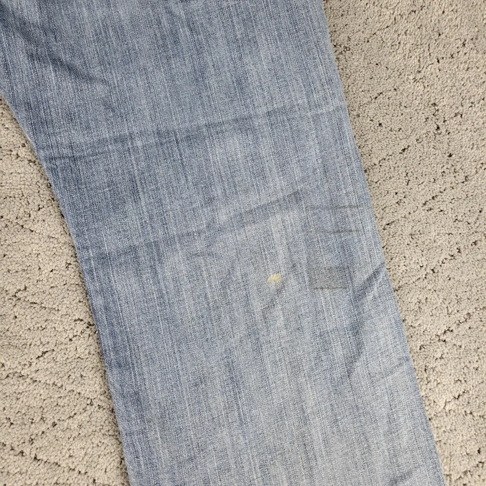 Big Star Jeans Mens 38L Long Blue Voyager Straight Relaxed Loose Faded Whisker
